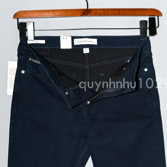 Calvin Klein Men's Denim Jean Straight Fit Stretch Denim Coin Pocket - Picture 5 of 15